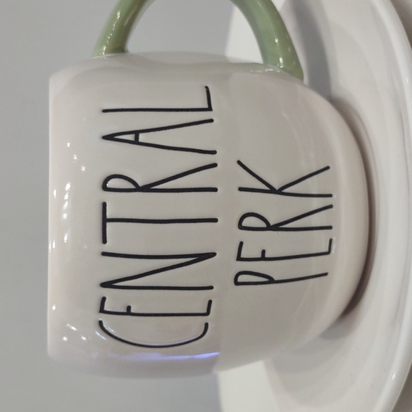 SET 2 Rae Dunn Central Park Ceramic Coffee Tea mug cup saucer New FRIENDS Rare - Picture 6 of 6